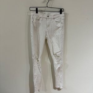 Joe's Jeans Women's Size 27 White Skinny Ankle Denim Casual Everyday